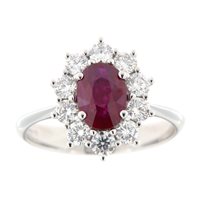 Anello Fanton Gioielli Donna ANELLI RUBINO in Oro bianco Rubino 1.23 Ct ANOR-259-52 - ANOR-259-52